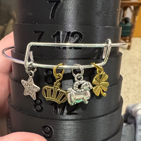 Accessories - Silver Charm Bracelet with Mixed Charms